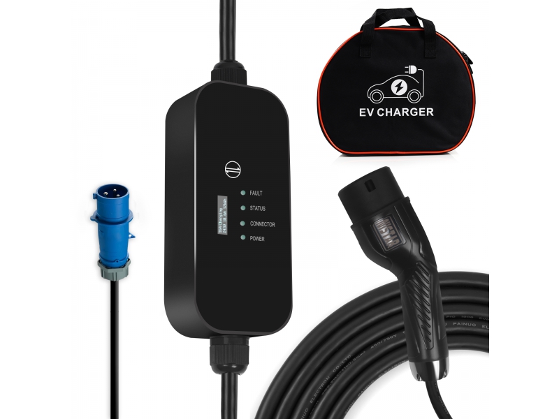 European 7.36kW Portable AC EV Charger