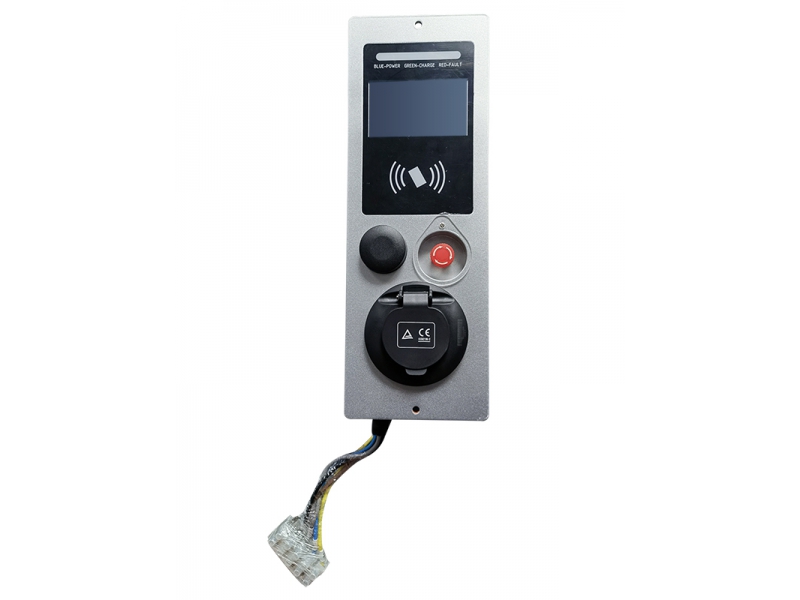 America Embedded Smart street Lamp Post AC EV Charger 110 240 380V